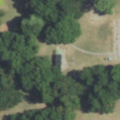 Aerial view of Pecan Grove Park