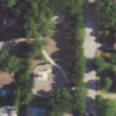 Aerial view of Pecan Park