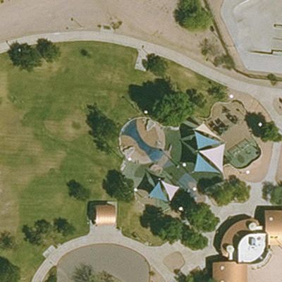 Aerial view of Pecos Park
