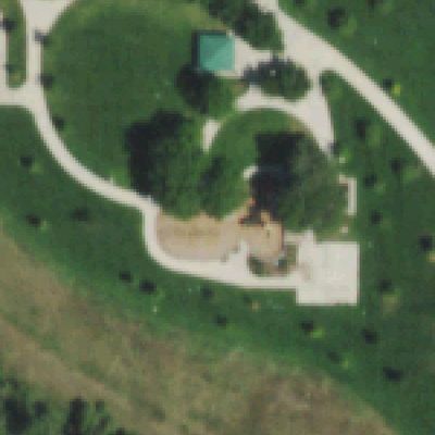 Aerial photo of Pecos Park