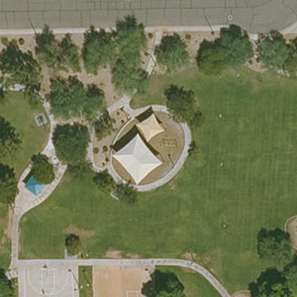 Aerial view of Pecos Ranch Park
