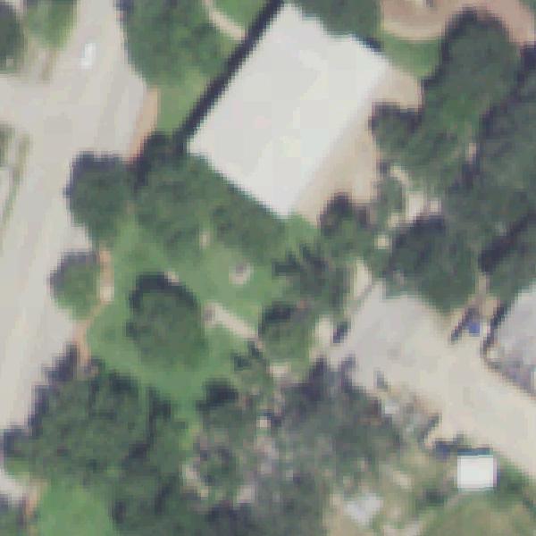 Aerial photo of Peggy Park