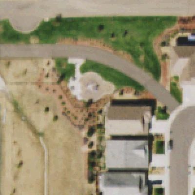 Aerial photo of Peoria Place playground