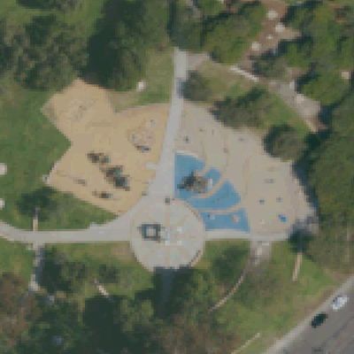 Aerial view of Pepper Grove