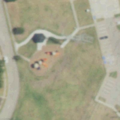 Aerial view of Perryman Park