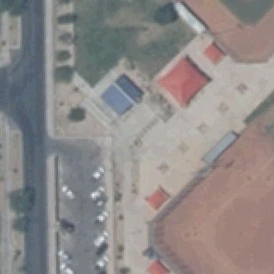 Aerial photo of Petitti Park