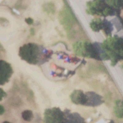 Aerial photo of Pickrell Park Playground