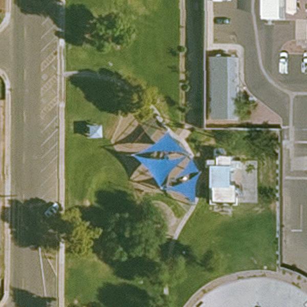 Aerial view of Pima Park Playground