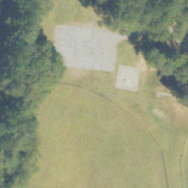 Aerial view of Pine Circle Park