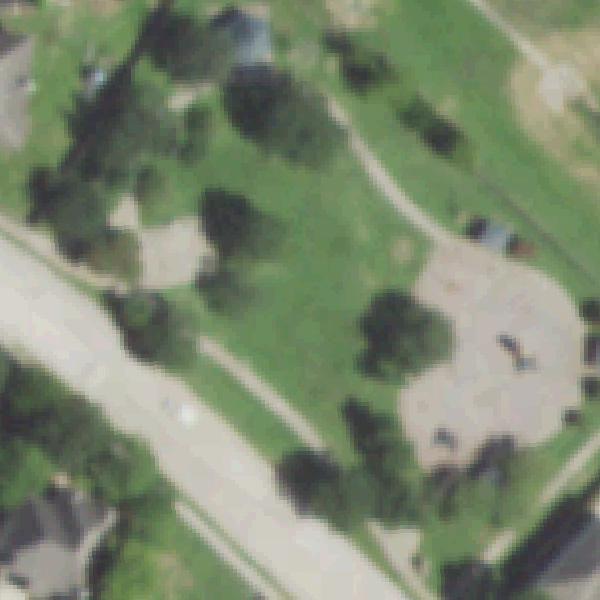 Aerial photo of Pine Hollow Neighborhood Park