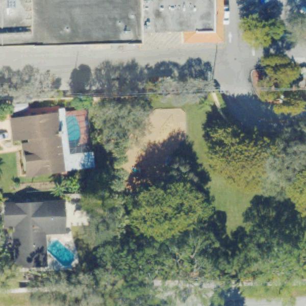 Aerial view of Pine Lake Park