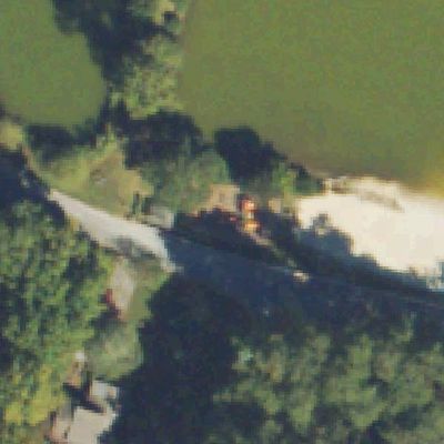Aerial view of Pine Lake Playground