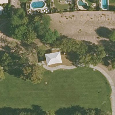 Aerial view of Pine Shadows Park