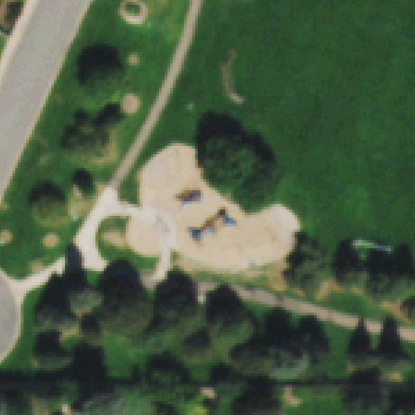 Aerial photo of Pinecrest Village Park