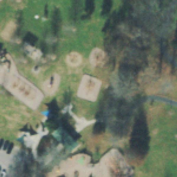 Aerial photo of Pinkerton Park