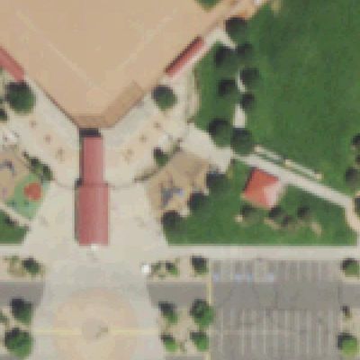 Aerial photo of Pioneer Park field
