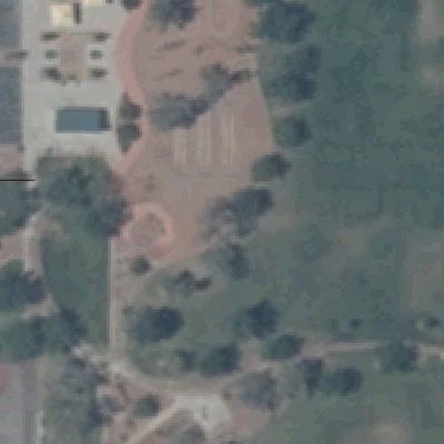 Aerial photo of Pioneer Park