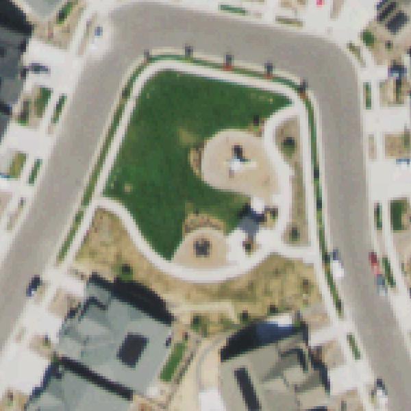 Aerial photo of Pioneer Park