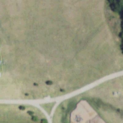 Aerial view of Pirate Cove Playground
