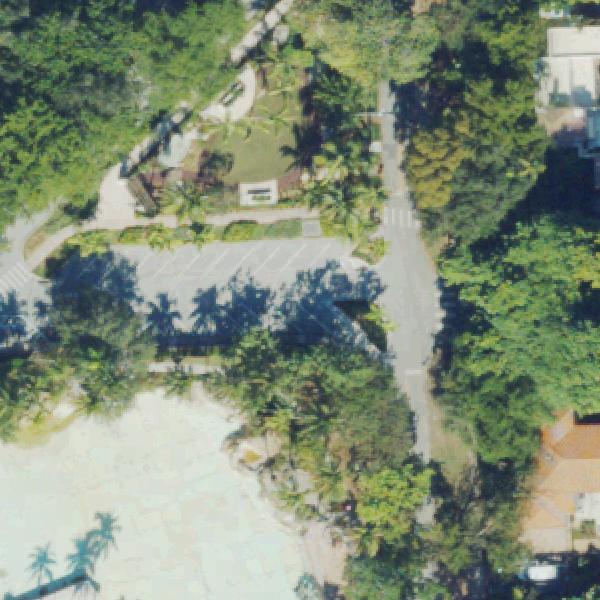 Aerial view of Piscina