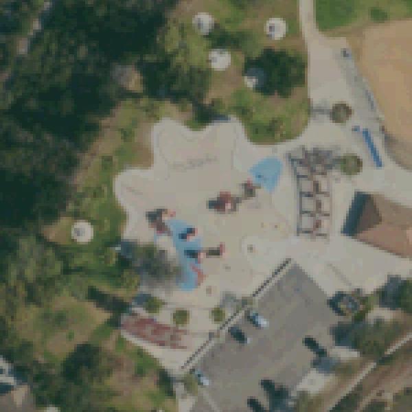 Aerial view of Play Area