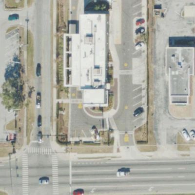 Aerial view of play place