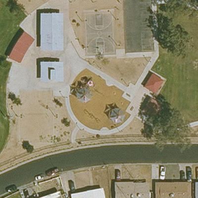 Aerial view of Playa Margarita Park