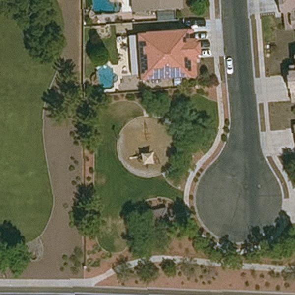 Aerial view of Playground and Picnic Area