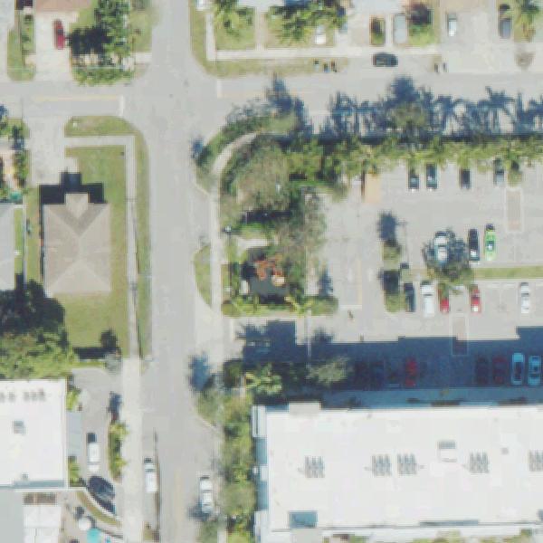 Aerial view of Playground at ArtSquare Hallandale