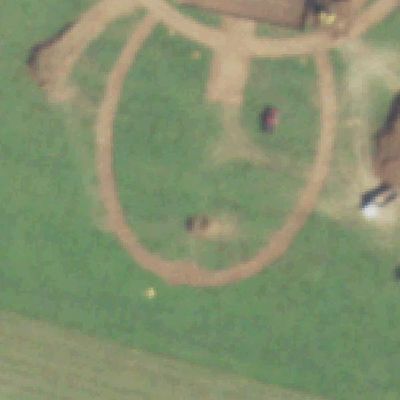 Aerial photo of Playground at Brazos River Park