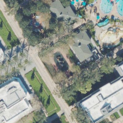 Aerial view of Playground at Disney’s Port Orleans Resort – French Quarter
