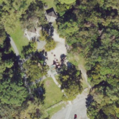 Aerial view of Playground at Greynolds Park