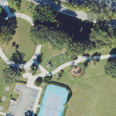 Aerial view of Playground at Hungtinton Park South
