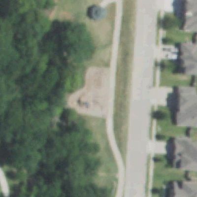 Aerial view of Playground at Kreymer Estates Park
