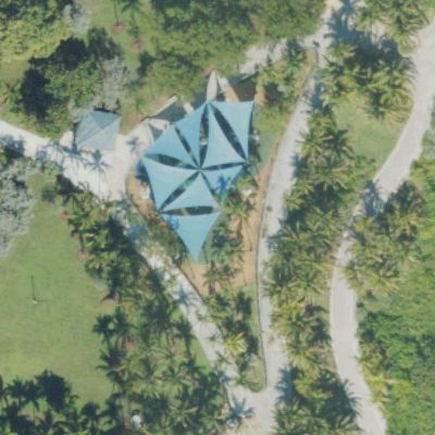 Aerial view of Playground at Marjory Stoneman Douglas park