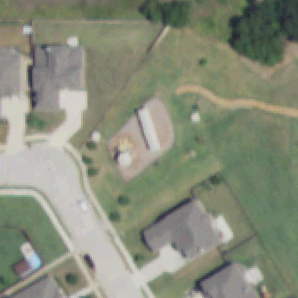 Aerial view of Playground at Parkside Park