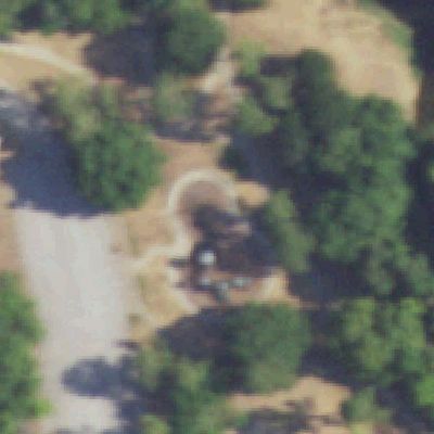 Aerial view of Playground at Rickel Park