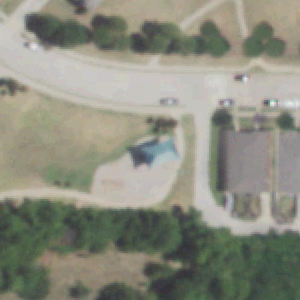 Aerial view of Playground at Wylie Lakes Park