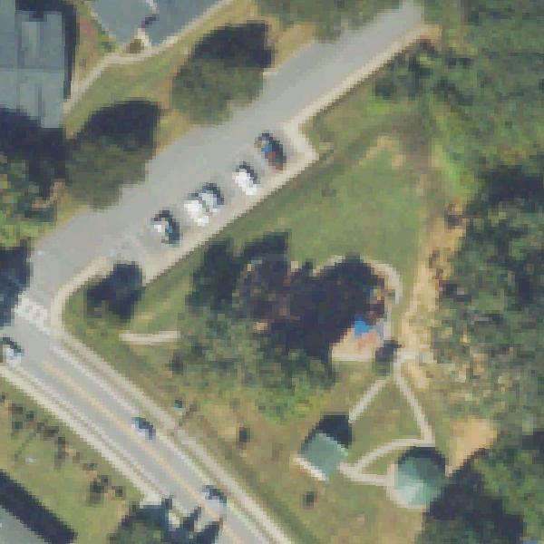 Aerial view of Playground