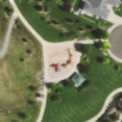 Aerial photo of Playground