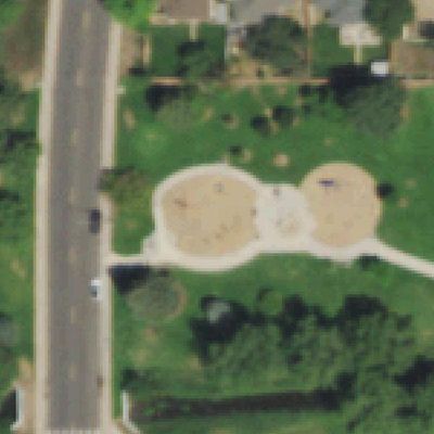 Aerial photo of Playground