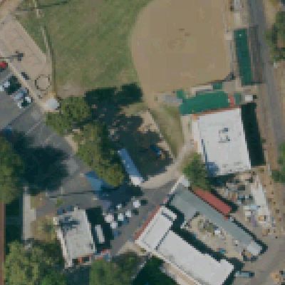 Aerial view of Playground