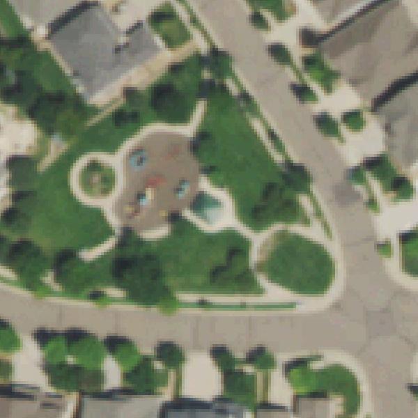 Aerial photo of Playground