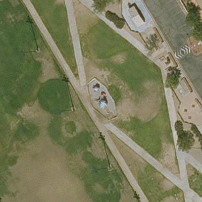 Aerial view of Playground