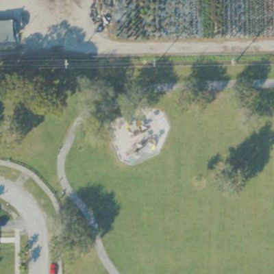 Aerial view of Playground