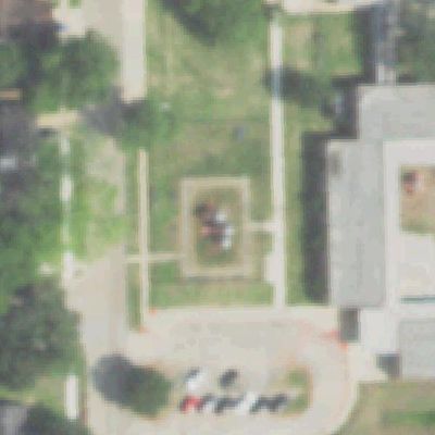 Aerial view of Playground