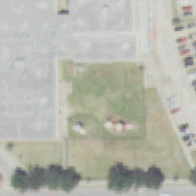 Aerial view of Playground