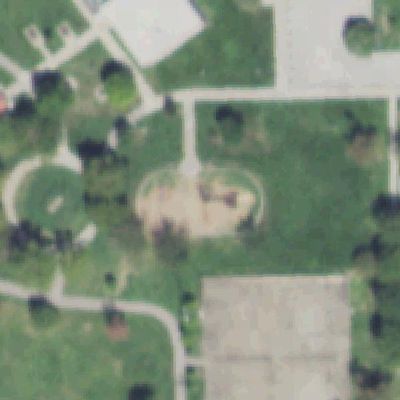 Aerial view of Playground