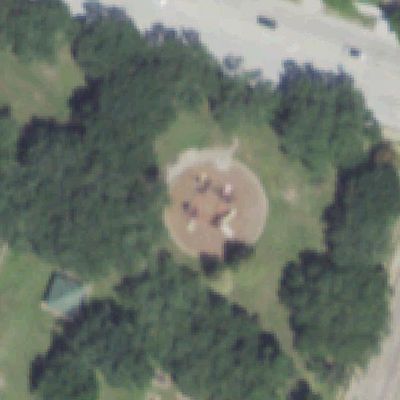 Aerial view of Playground