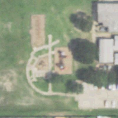 Aerial view of Playground